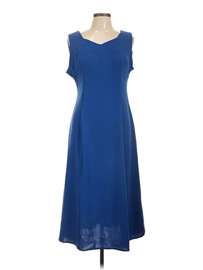 Pre-owned Assorted Brands Casual Dress In Blue