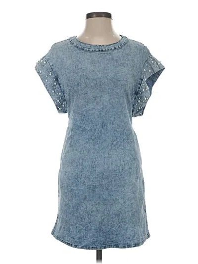 Pre-owned Assorted Brands Casual Dress In Blue