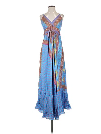 Pre-owned Assorted Brands Casual Dress In Blue