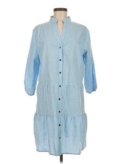 Pre-owned Assorted Brands Casual Dress In Blue