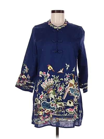 Pre-owned Assorted Brands Casual Dress In Blue