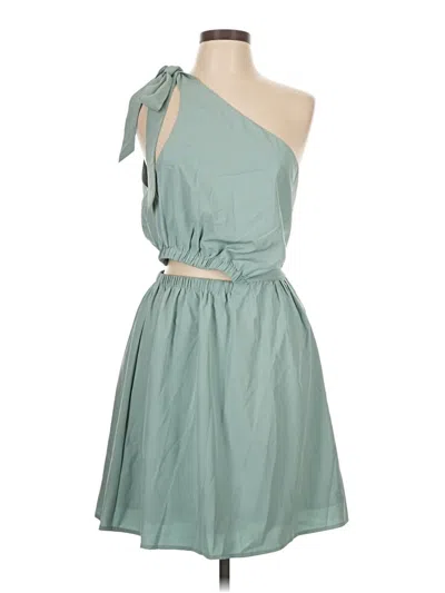 Pre-owned Assorted Brands Casual Dress In Blue
