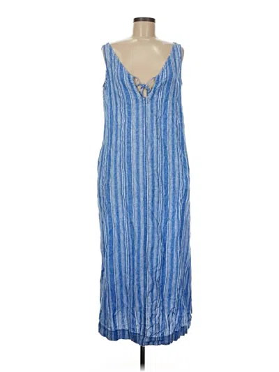 Pre-owned Assorted Brands Casual Dress In Blue