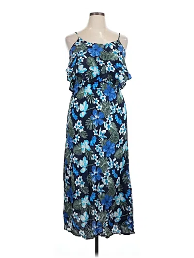 Pre-owned Assorted Brands Casual Dress In Blue