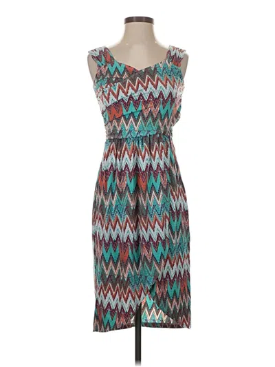 Pre-owned Assorted Brands Casual Dress In Blue