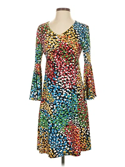 Pre-owned Assorted Brands Casual Dress In Blue