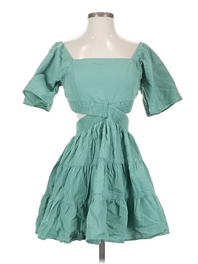 Pre-owned Assorted Brands Casual Dress In Blue
