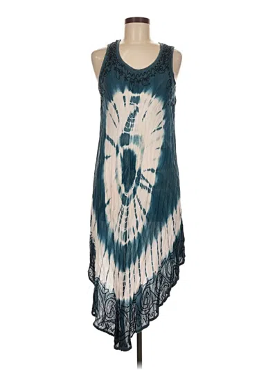 Pre-owned Assorted Brands Casual Dress In Blue