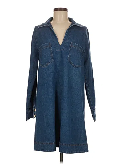 Pre-owned Assorted Brands Casual Dress In Blue