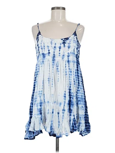 Pre-owned Assorted Brands Casual Dress In Blue