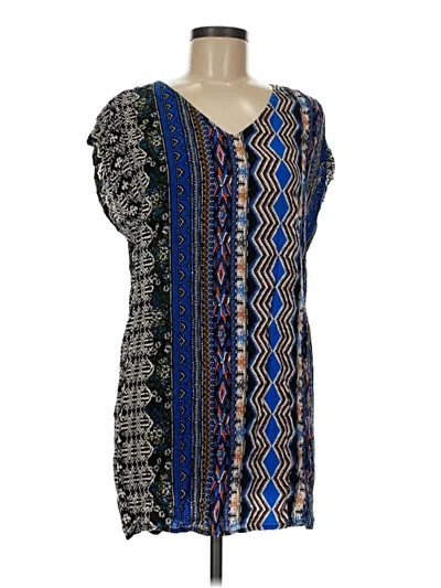 Pre-owned Assorted Brands Casual Dress In Blue
