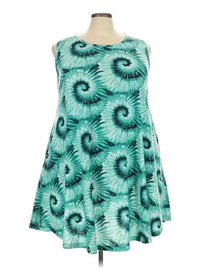 Pre-owned Assorted Brands Casual Dress In Blue