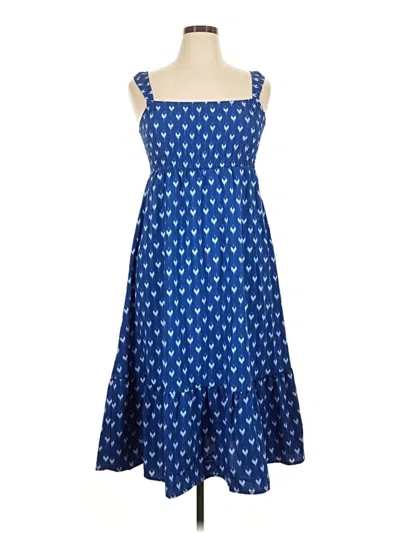 Pre-owned Assorted Brands Casual Dress In Blue