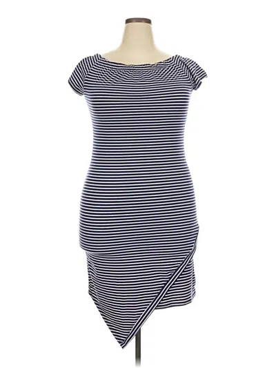 Pre-owned Assorted Brands Casual Dress In Blue