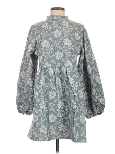 Pre-owned Assorted Brands Casual Dress In Blue