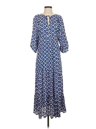 Pre-owned Assorted Brands Casual Dress In Blue