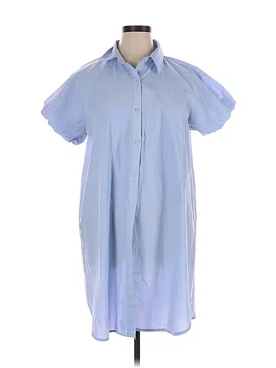 Pre-owned Assorted Brands Casual Dress In Blue