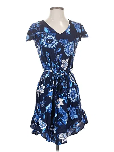 Pre-owned Assorted Brands Casual Dress In Blue