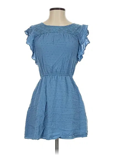 Pre-owned Assorted Brands Casual Dress In Blue
