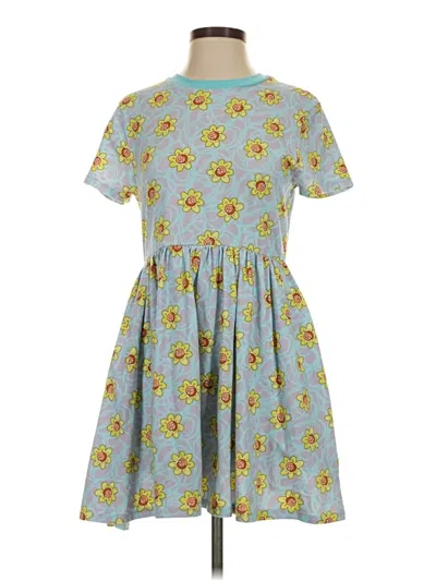 Pre-owned Assorted Brands Casual Dress In Blue