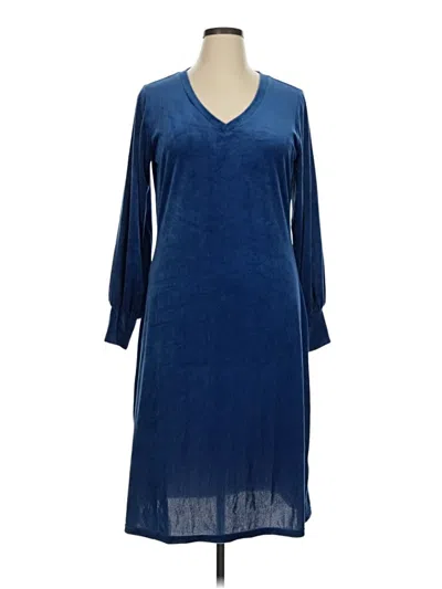 Pre-owned Assorted Brands Casual Dress In Blue