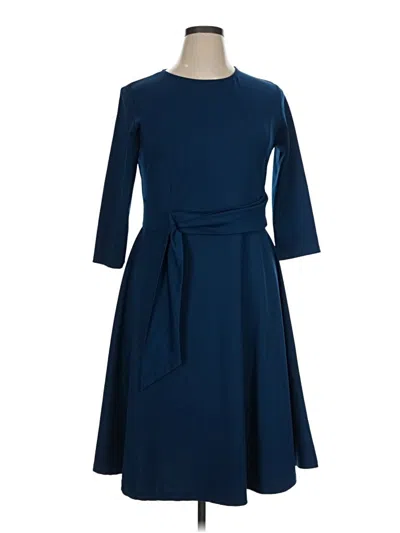 Pre-owned Assorted Brands Casual Dress In Blue