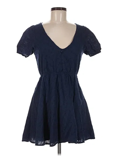 Pre-owned Assorted Brands Casual Dress In Blue