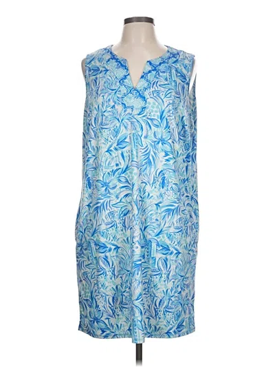 Pre-owned Assorted Brands Casual Dress In Blue