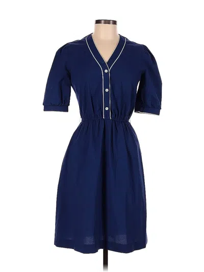 Pre-owned Assorted Brands Casual Dress In Blue