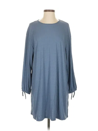 Assorted Brands Casual Dress In Blue