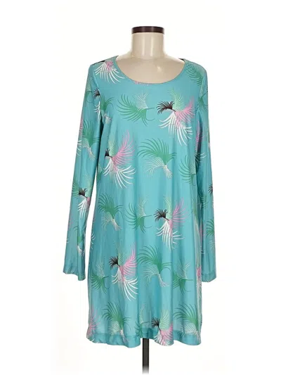 Pre-owned Assorted Brands Casual Dress In Blue