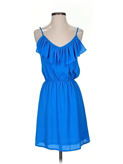 Pre-owned Assorted Brands Casual Dress In Blue