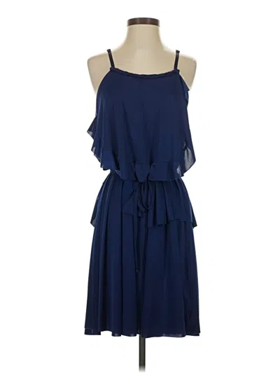 Pre-owned Assorted Brands Casual Dress In Blue