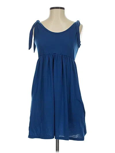 Pre-owned Assorted Brands Casual Dress In Blue