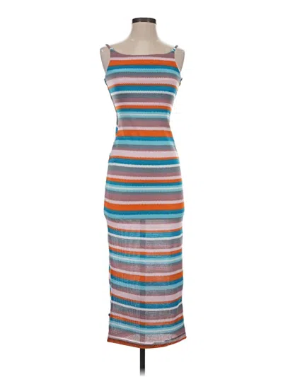 Pre-owned Assorted Brands Casual Dress In Blue