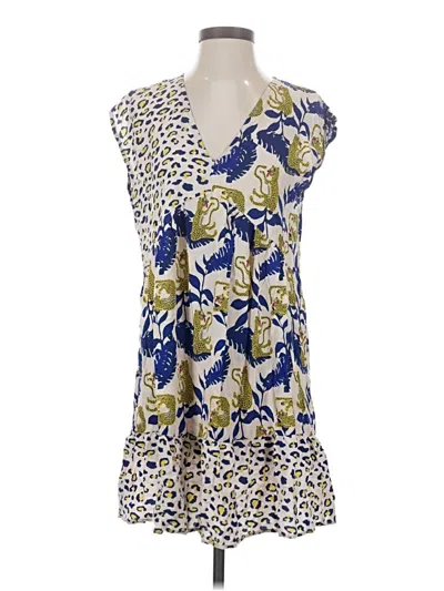 Pre-owned Assorted Brands Casual Dress In Blue