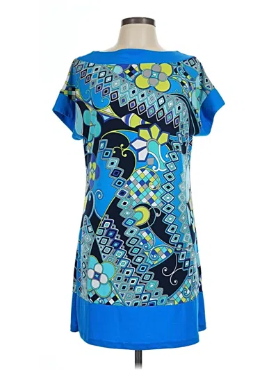 Pre-owned Assorted Brands Casual Dress In Blue