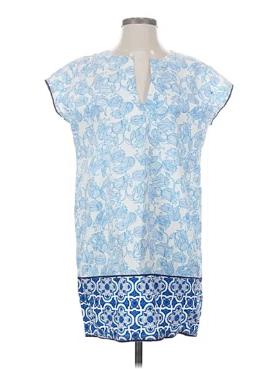Pre-owned Assorted Brands Casual Dress In Blue