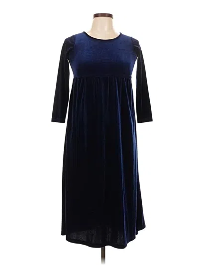 Pre-owned Assorted Brands Casual Dress In Blue