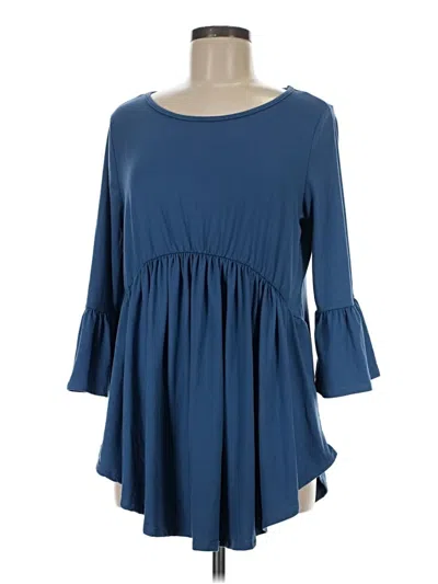 Pre-owned Assorted Brands Casual Dress In Blue