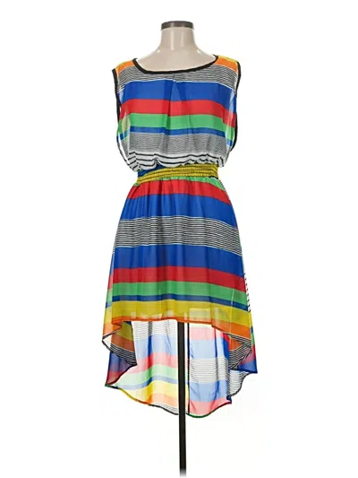 Pre-owned Assorted Brands Casual Dress In Blue