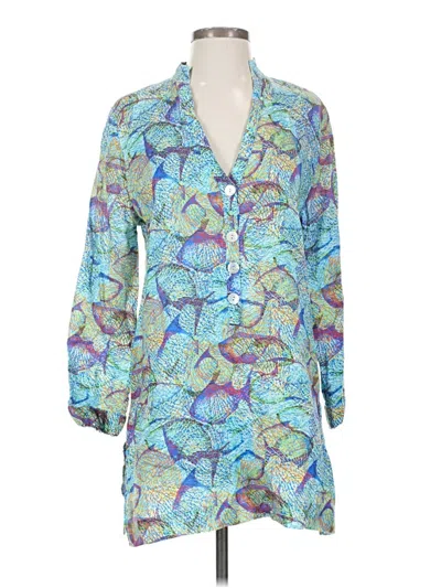 Pre-owned Assorted Brands Casual Dress In Blue