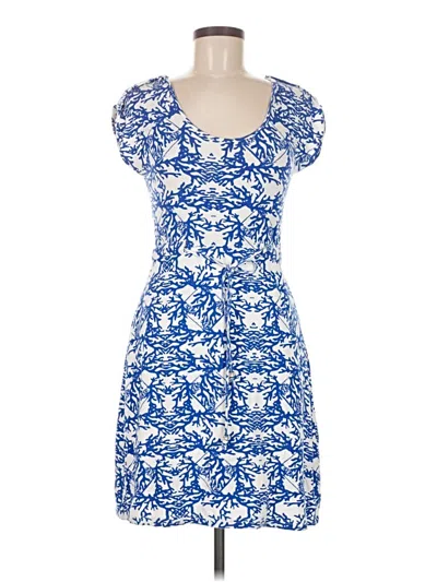 Pre-owned Assorted Brands Casual Dress In Blue