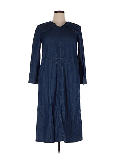 Pre-owned Assorted Brands Casual Dress In Blue