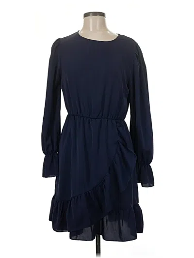 Pre-owned Assorted Brands Casual Dress In Blue
