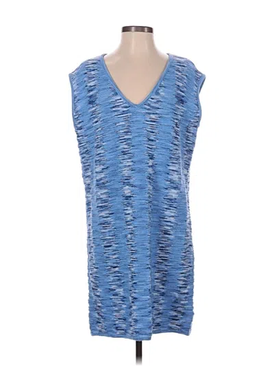 Pre-owned Assorted Brands Casual Dress In Blue