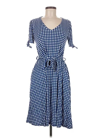 Pre-owned Assorted Brands Casual Dress In Blue