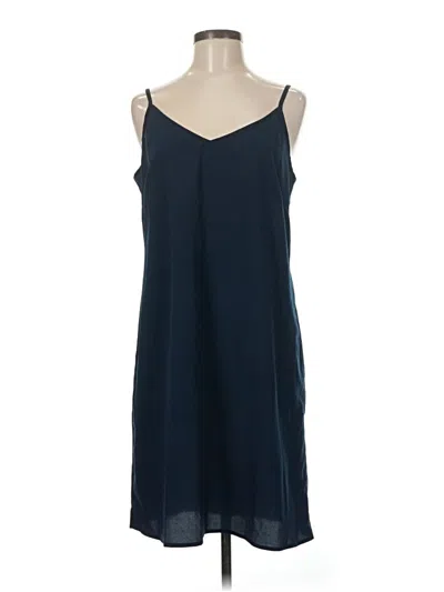 Pre-owned Assorted Brands Casual Dress In Blue