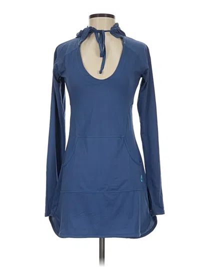 Pre-owned Assorted Brands Casual Dress In Blue