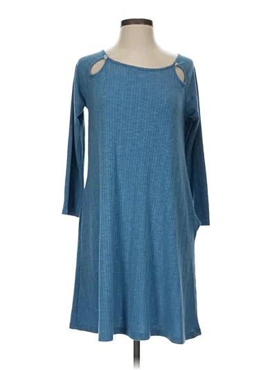 Pre-owned Assorted Brands Casual Dress In Blue